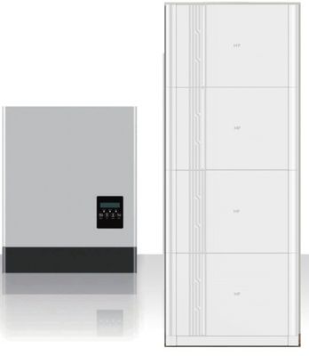 سیستم ذخیره سازی انرژی خانگی یکپارچه OEM اتحادیه اروپا با صفحه نمایش LED با باتری Lifepo4 و اینورتر چند اتصال یکپارچه