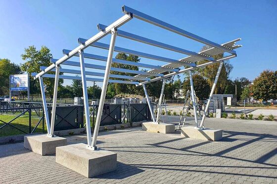 سیستم نصب ماژولار BIPV - 115mm استیل براکت با قاب پیش ساخته شده برای شیل خورشیدی سقف